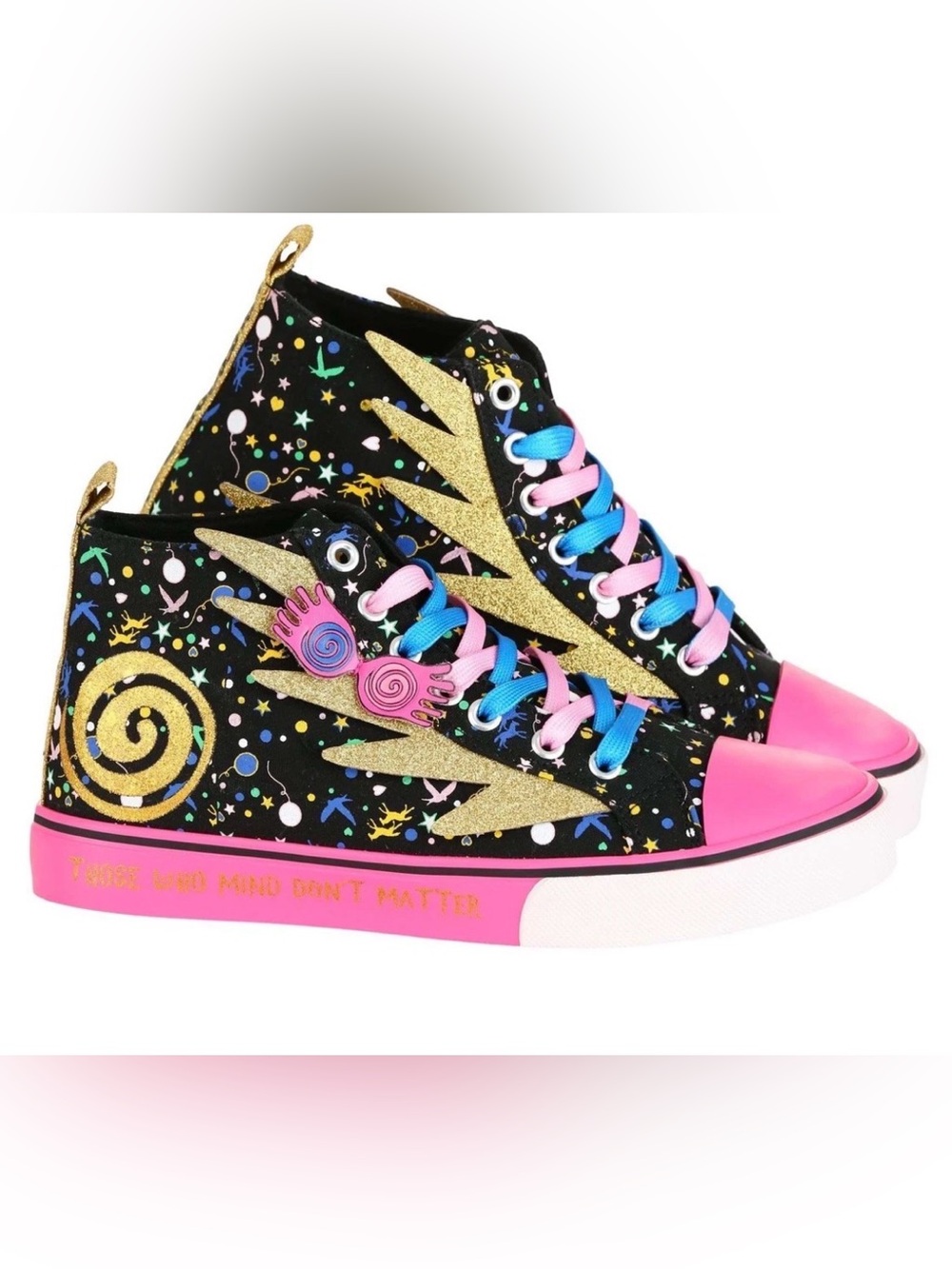 Ground Up Harry Potter Luna Lovegood Canvas High Top Sneakers,  Women’s Size 11